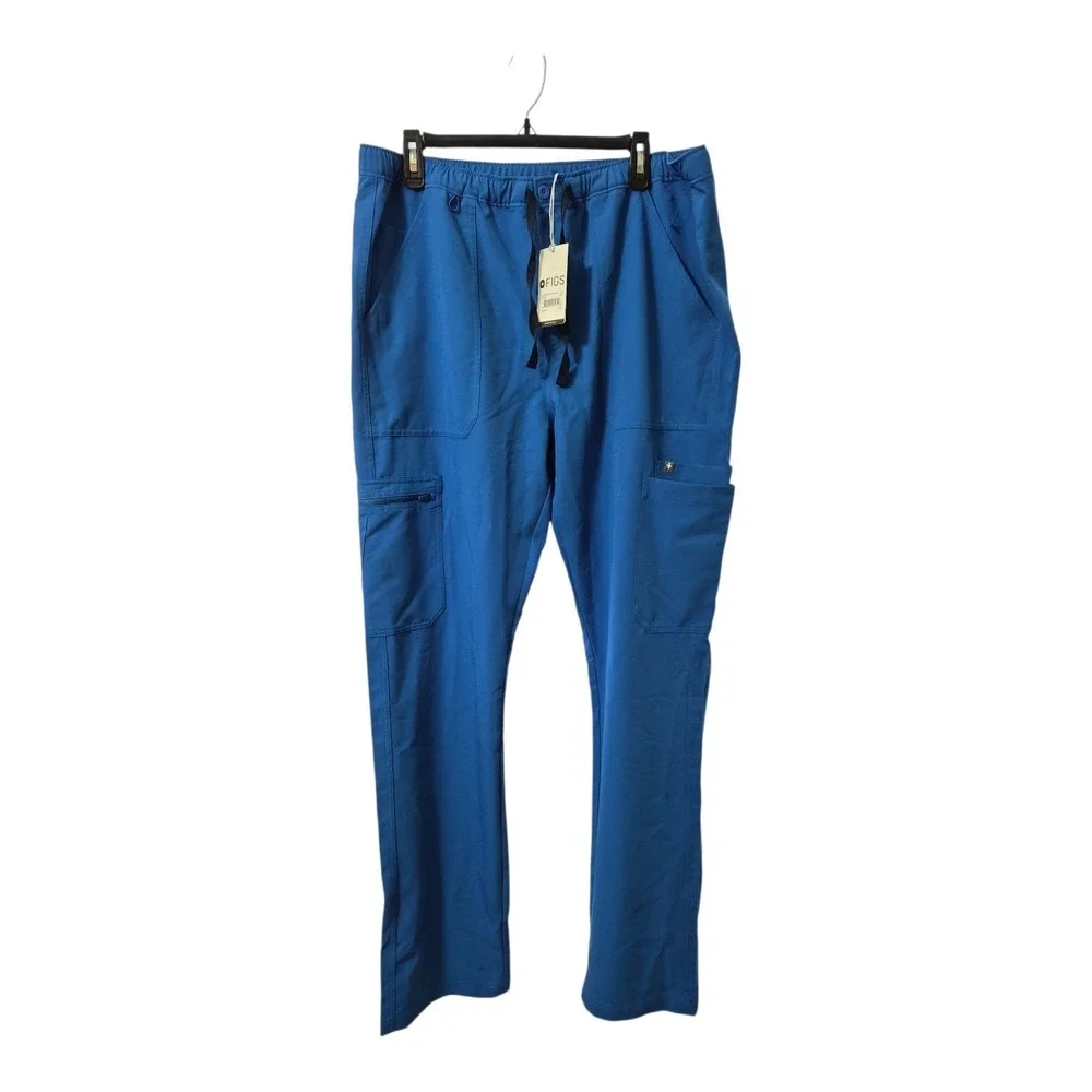 FIGS‎ Mens Cairo Cargo Scrub Pants Tall XL Royal Blue Technical Collection NWT